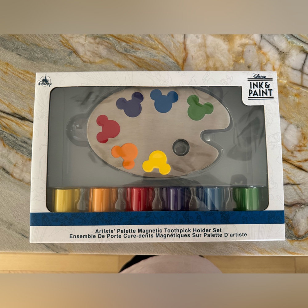 Disney Ink & Paint Magnetic “Toothpick Holder” (shot glass) Set